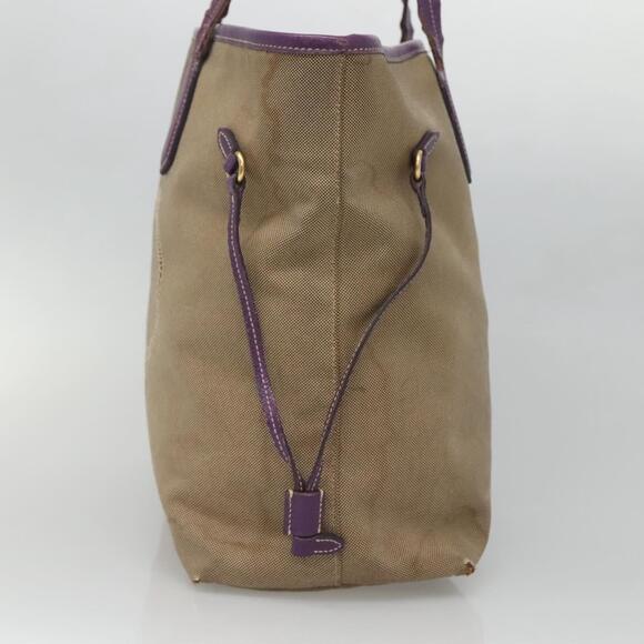 PRADA Hand Bag Canvas Khaki - Picture 5 of 12